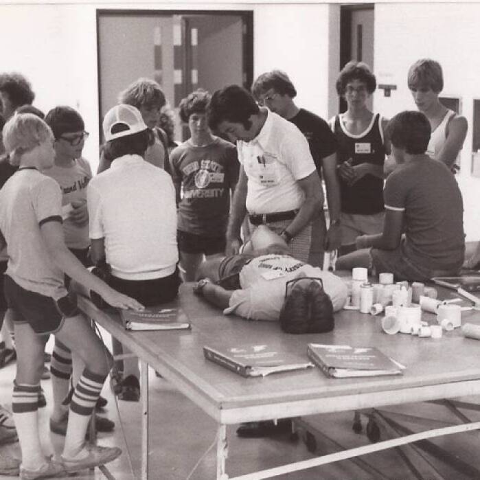 One of the first classes of the AT program